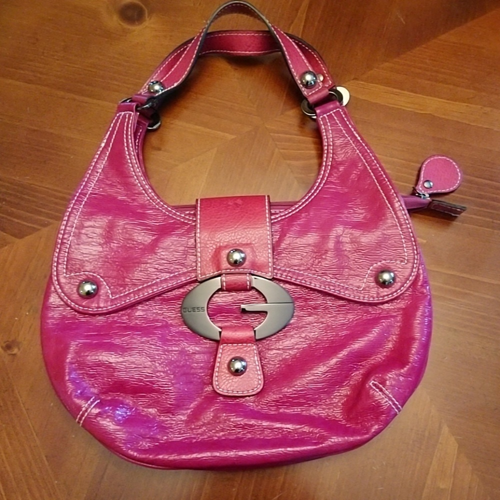 Guess Pink Hobo Style Purse